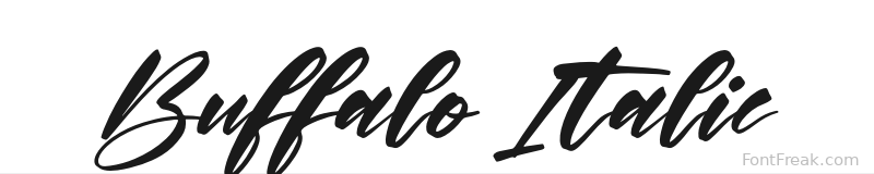 Buffalo Italic