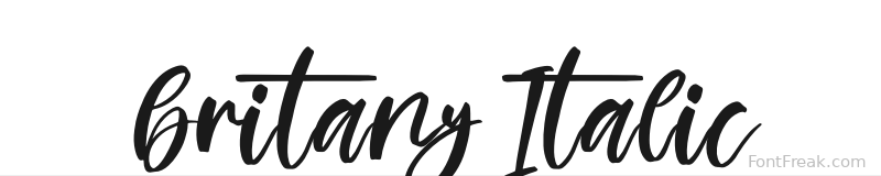 britany Italic
