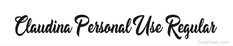 Claudina Personal Use Regular
