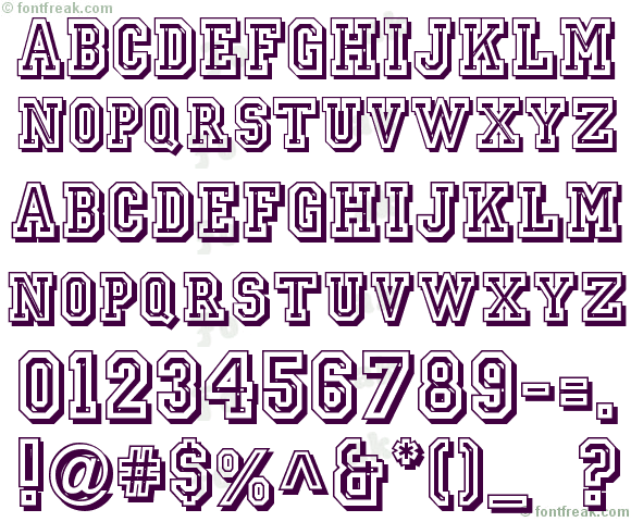 Jersey Letters Font Download - Fonts4Free